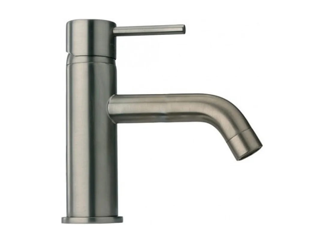 PAINI Mitigeur lavabo Cox bec long avec vidage Grey Acier