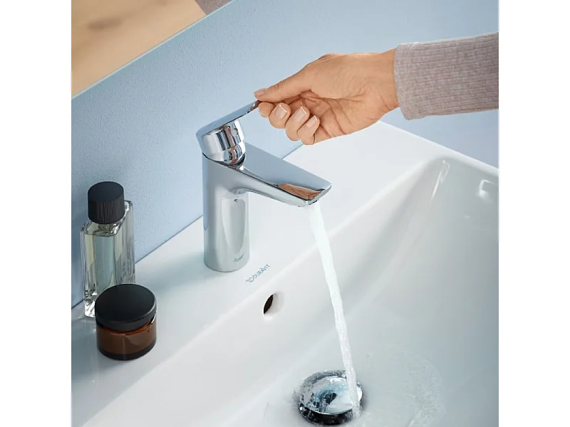 Mezclador de lavabo talla M DURAVIT Duravit No.1 MinusFlow cromo sin extraíble ni desagüe