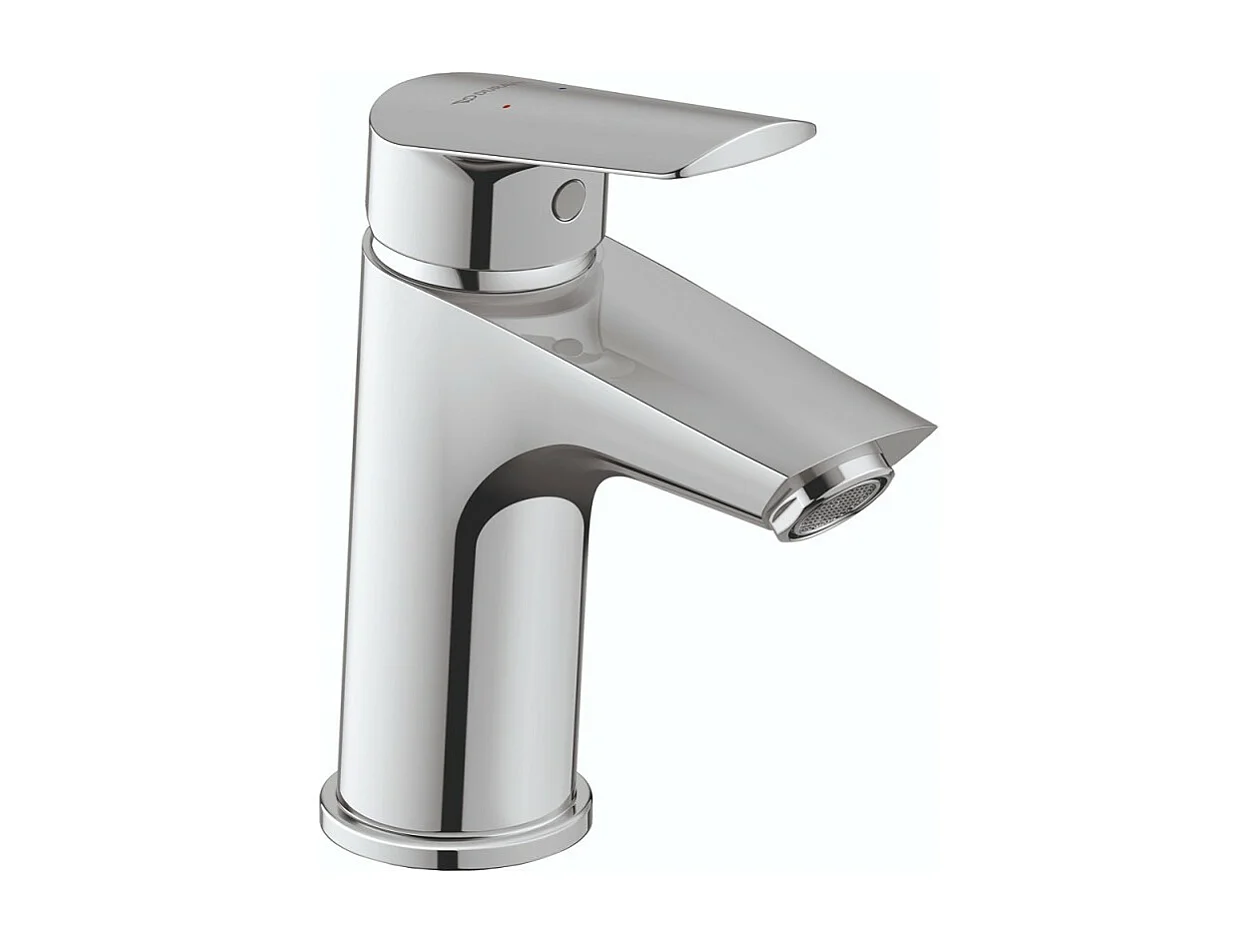 Mitigeur lavabo taille S DURAVIT Duravit No.1 MinusFlow chromé sans tirette ni vidage