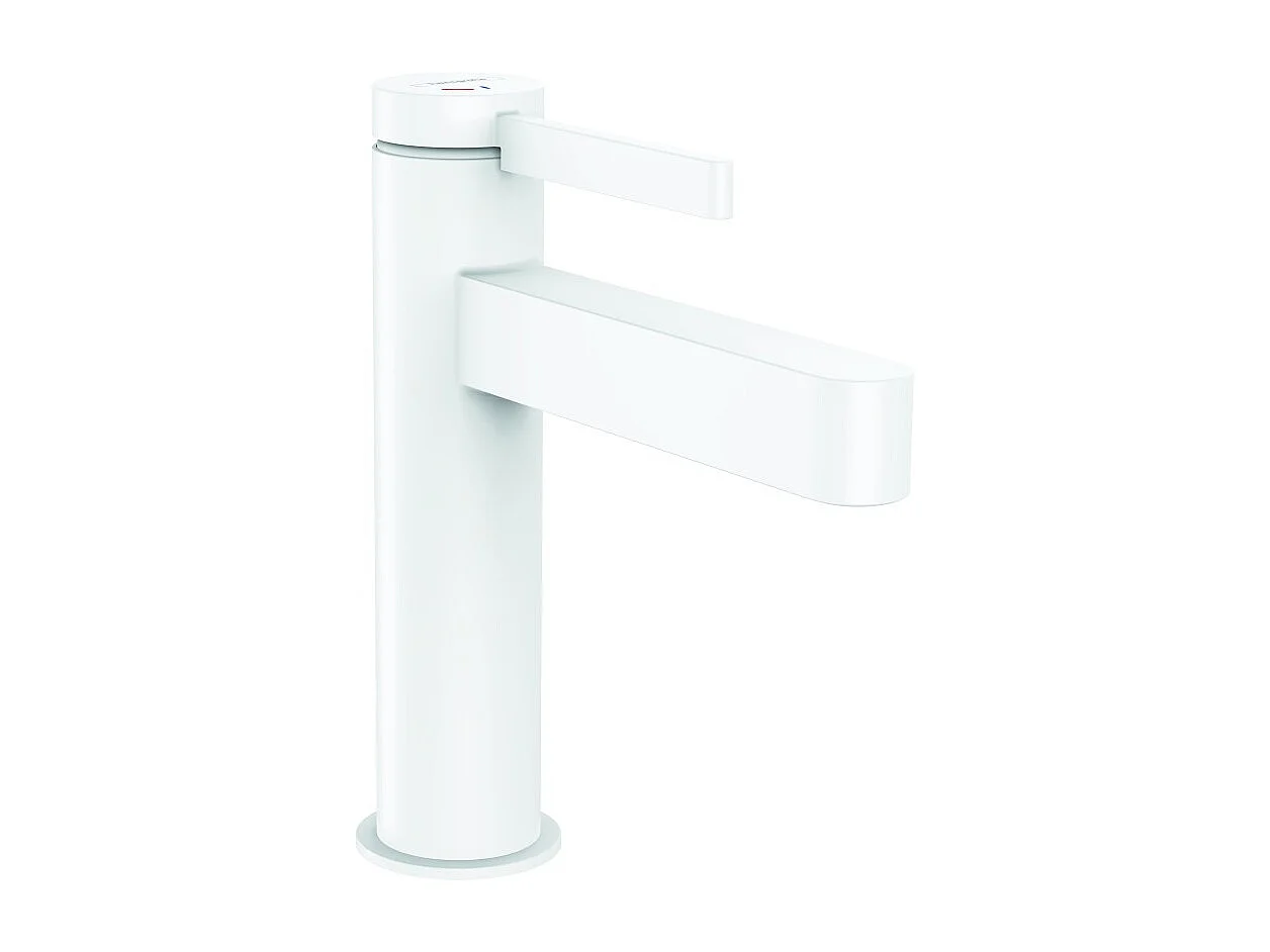 Lot de 2 mitigeurs lavabo HANSGROHE Finoris 110 CoolStart avec bonde Push-Open Blanc mat