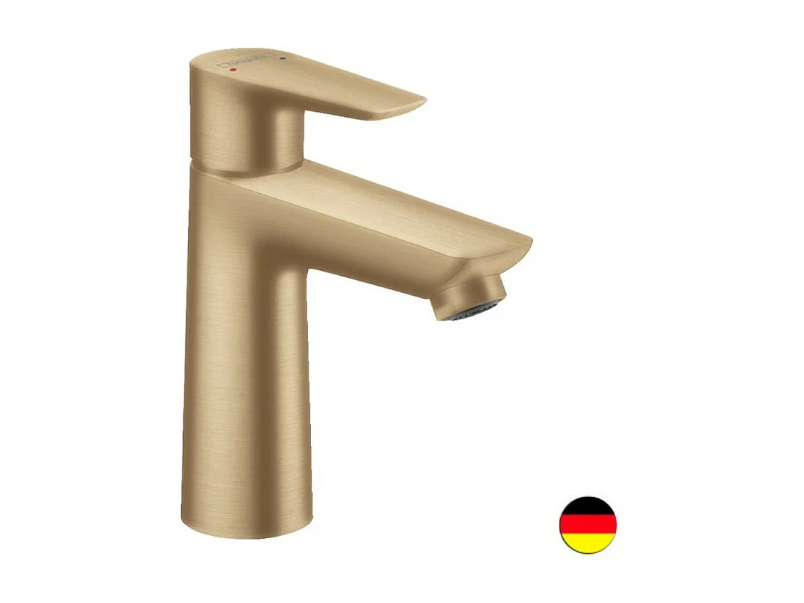 HANSGROHE Mitigeur de lavabo Talis E 110 avec tirette et vidage bronze brossé