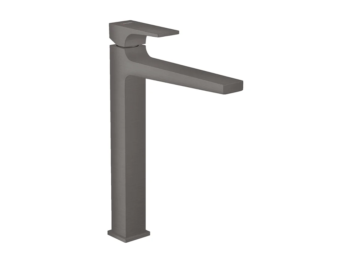 HANSGROHE Mitigeur lavabo Metropol 260 poignée manette, bonde Push-Open noir chromé brossé