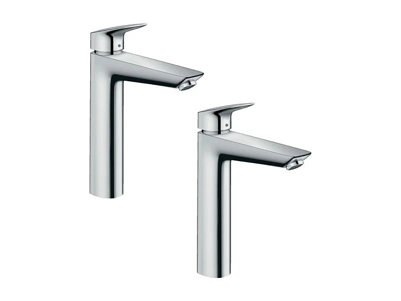 Lot de 2 mitigeurs lavabo HANSGROHE Logis 190 - Taille L