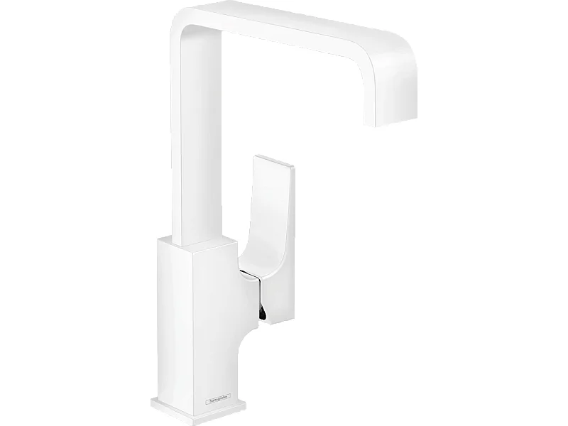 HANSGROHE Mitigeur lavabo Metropol 230 poignée manette, bonde Push-Open blanc mat
