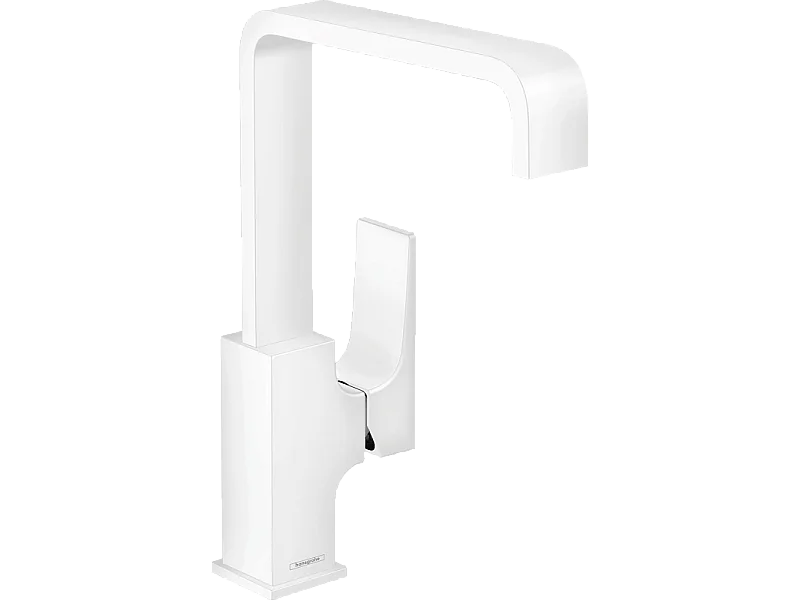 HANSGROHE Mitigeur lavabo Metropol 230 poignée manette, bonde Push-Open blanc mat