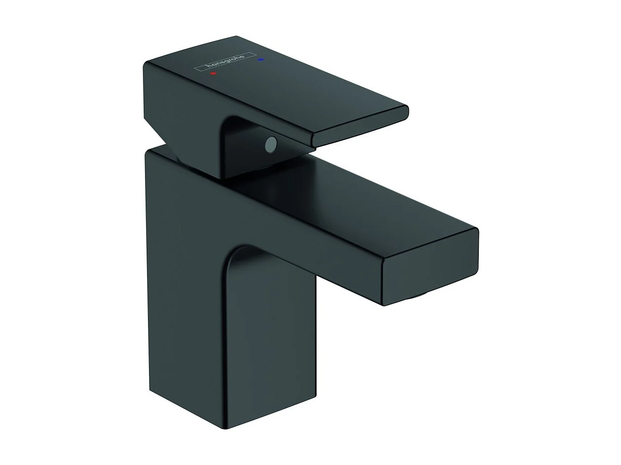 HANSGROHE Mezclador de lavabo Vernis Shape 70 Negro mate sin extraíble ni desagüe