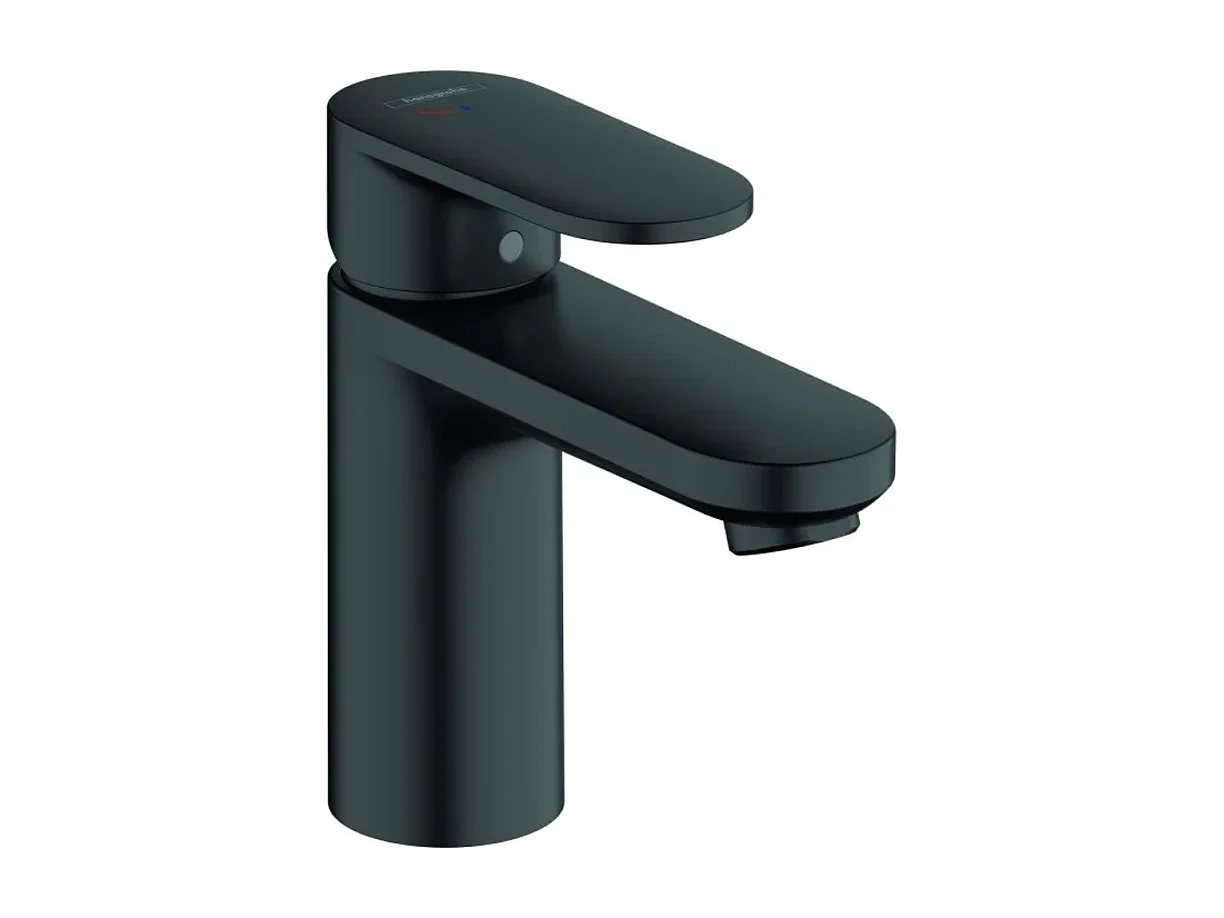 Mitigeur lavabo HANSGROHE Vernis Blend 100 CoolStart Noir mat avec tirette et vidage synthétique