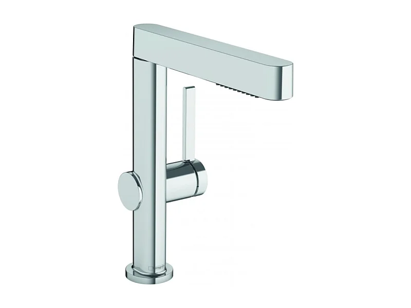 Mezclador de lavabo con ducha de mano HANSGROHE Finoris 230 2 jets + desagüe Push-Open Cromo