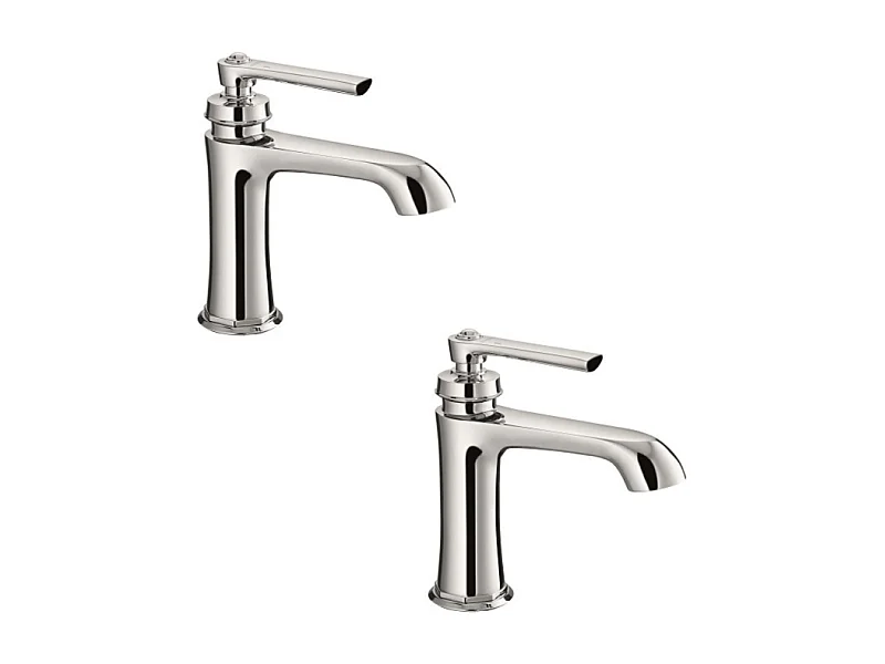 Lot de deux mitigeurs PAINI lavabo retro Lady's 100 Chromé