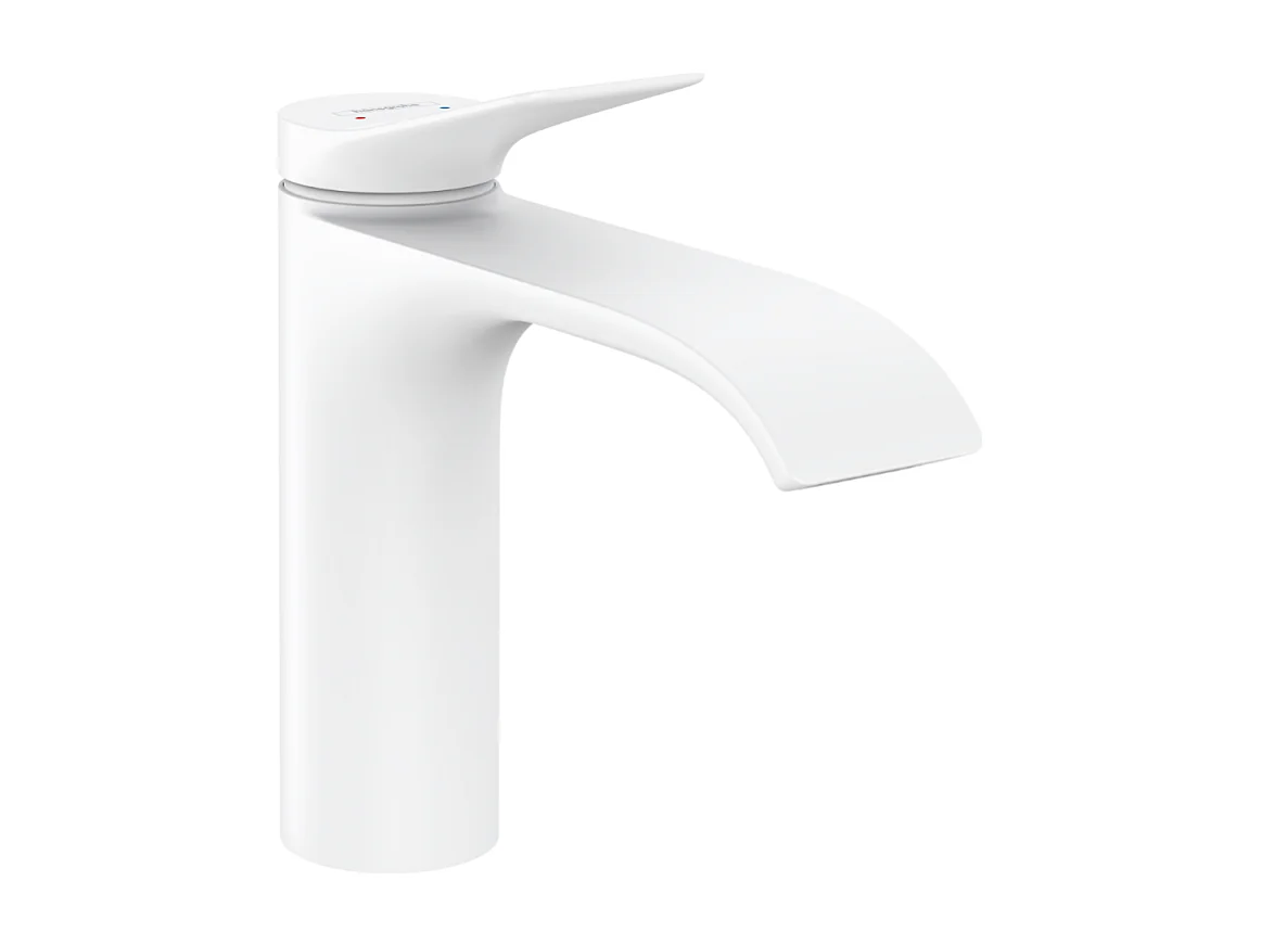 HANSGROHE Mitigeur de lavabo 110 avec tirette et vidage blanc mat