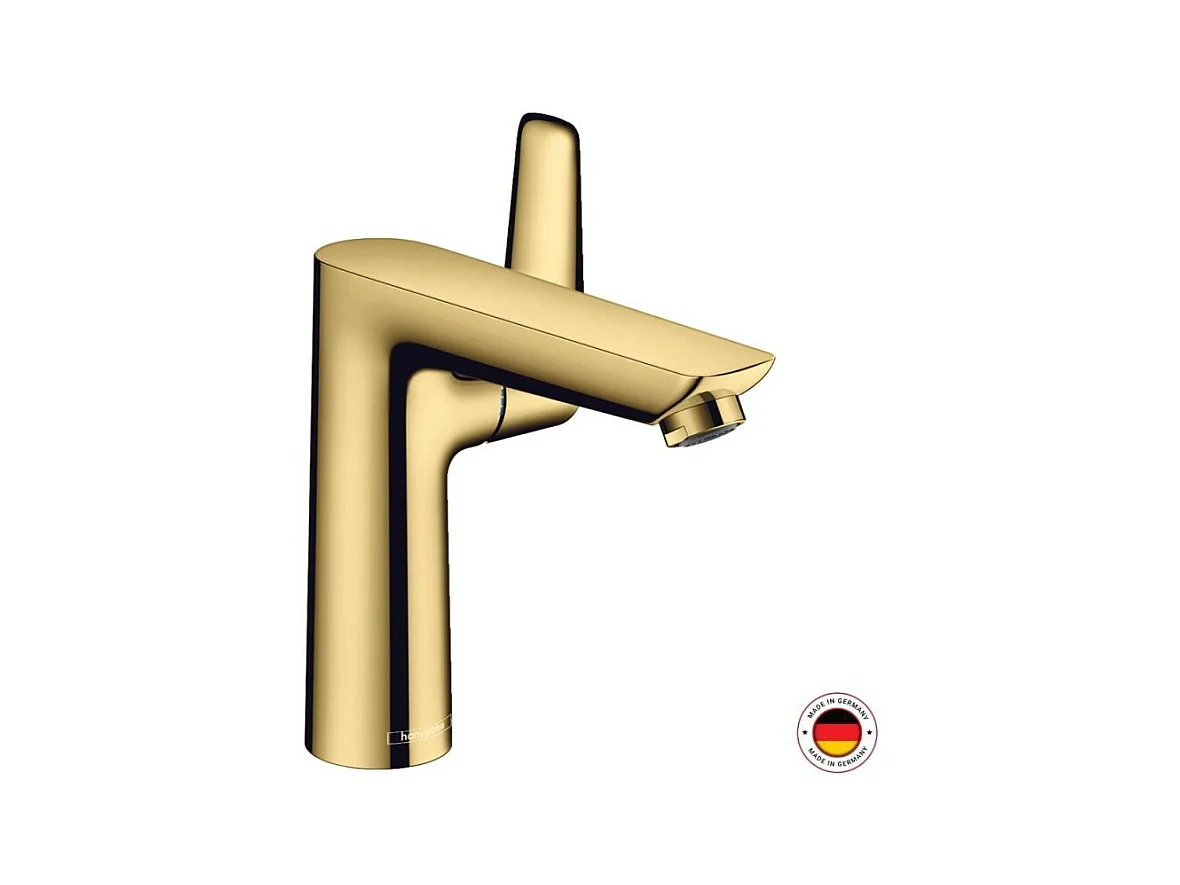Mitigeur lavabo HANSGROHE Talis E 150 Economie d'eau, aspect doré poli