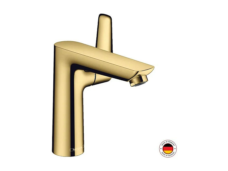 Mitigeur lavabo HANSGROHE Talis E 150 Economie d'eau, aspect doré poli