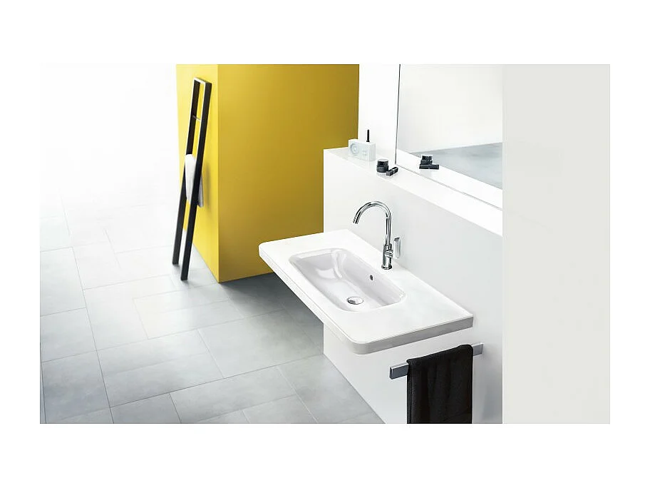 HANSGROHE Mitigeur lavabo Logis 210 bec haut avec tirette et vidage synthétique chromé