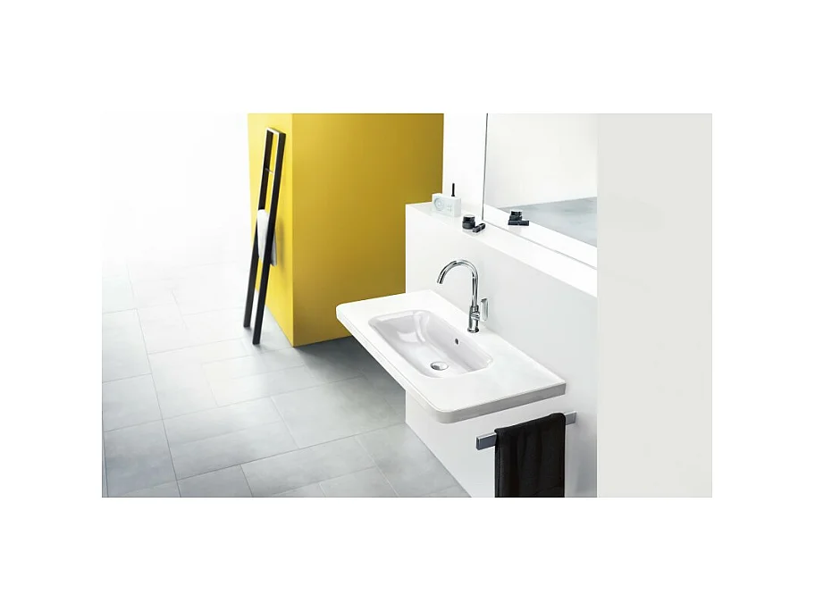 HANSGROHE Mitigeur lavabo Logis 210 bec haut avec tirette et vidage synthétique chromé