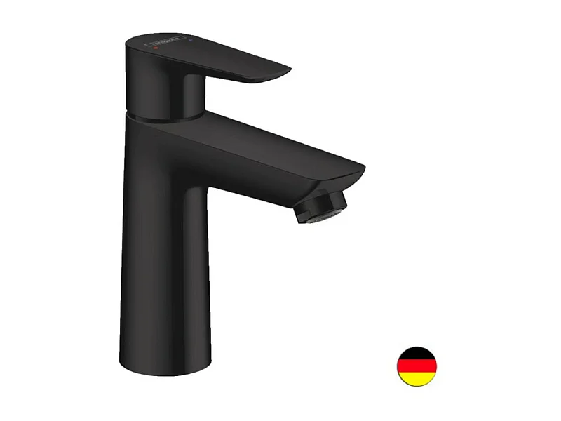 HANSGROHE Mitigeur de lavabo Talis E 110 avec tirette et vidage noir mat