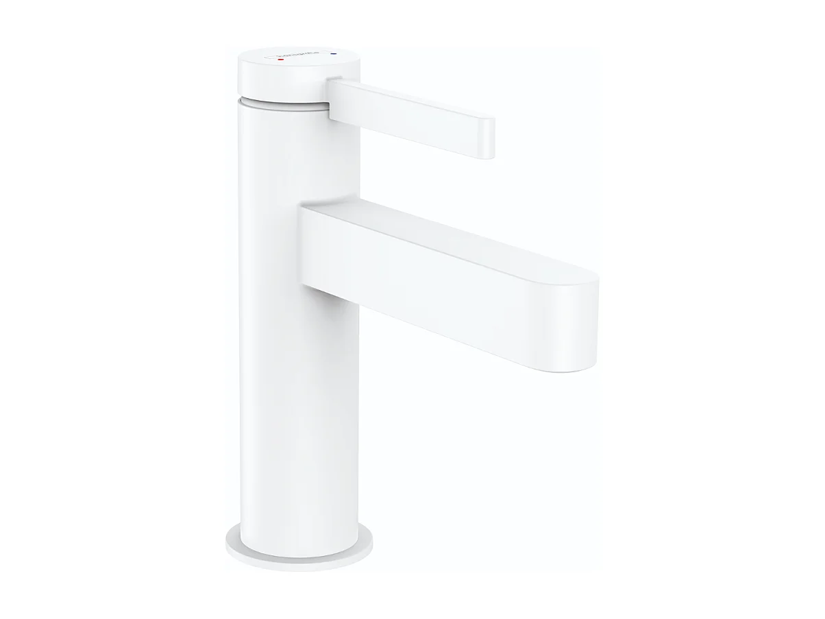 Mitigeur de lavabo HANSGROHE Finoris 100 bonde Push-Open blanc mat