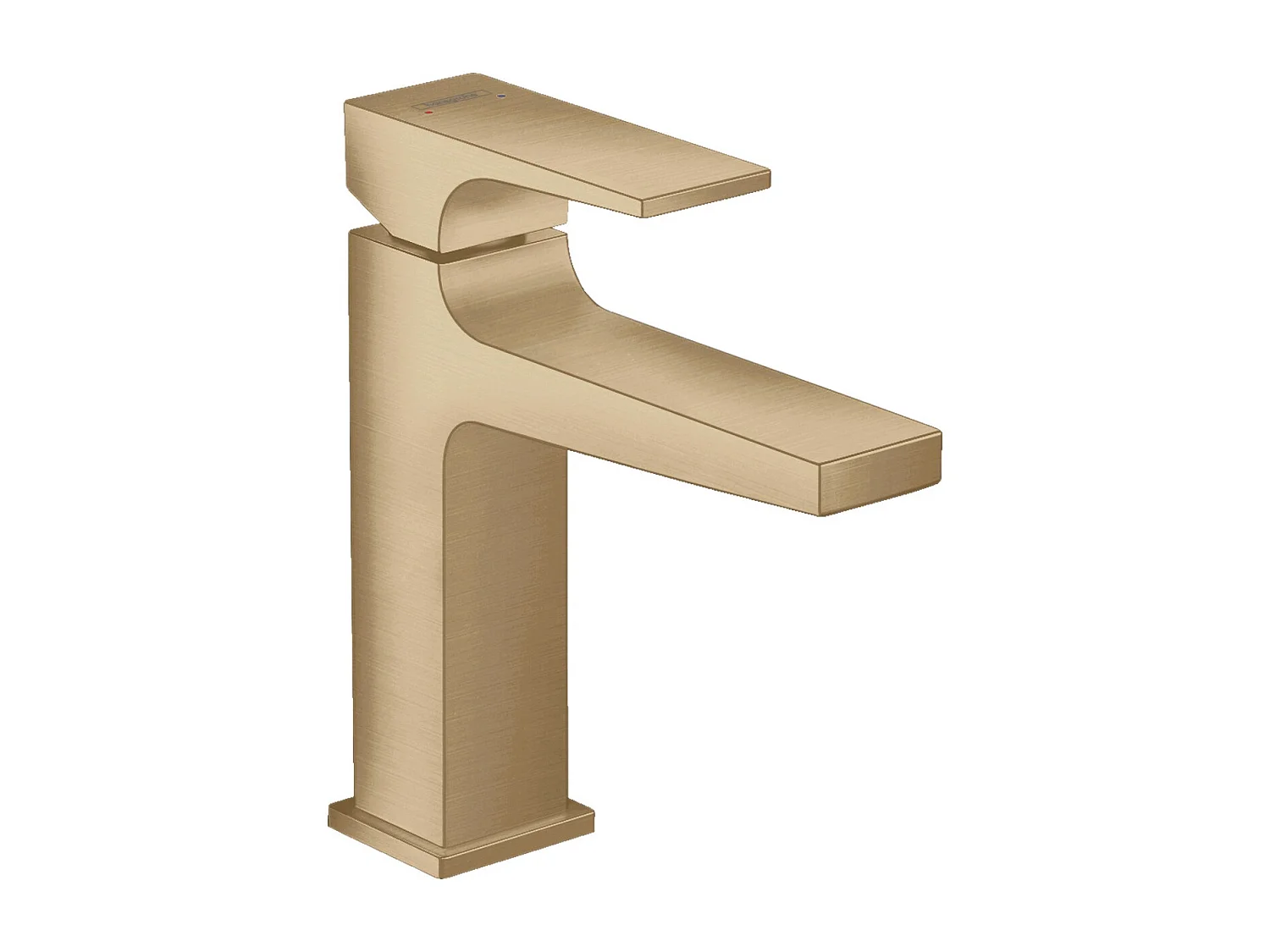 HANSGROHE Mitigeur lavabo Metropol 110 poignée manette, bonde Push-Open bronze brossé