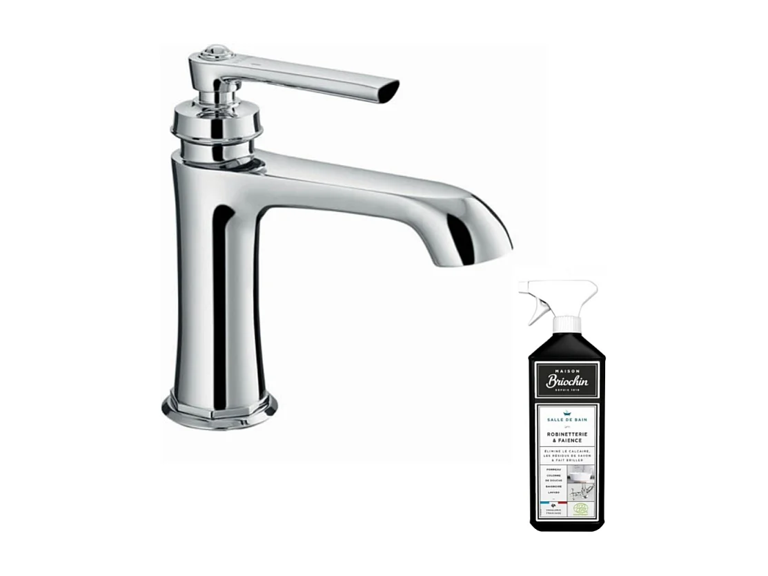 Mitigeur lavabo PAINI Lady's 100 chrome + nettoyant Briochin