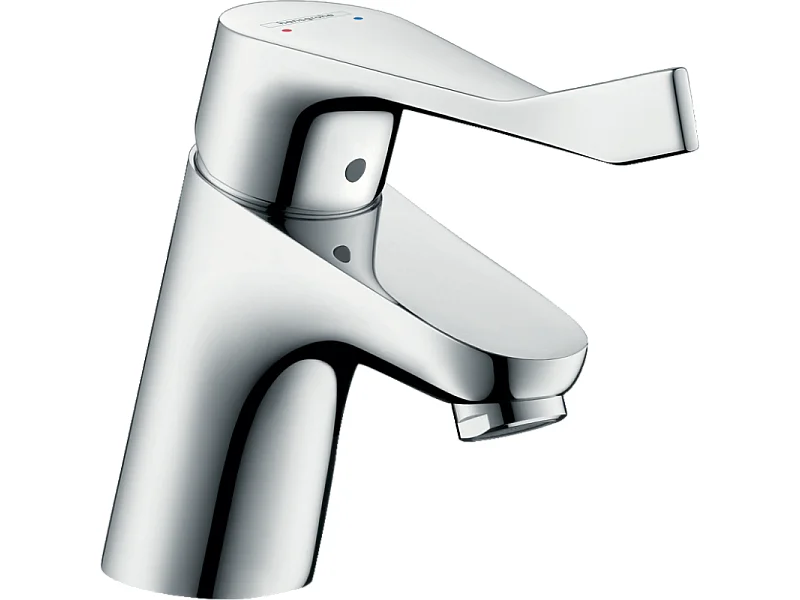 HANSGROHE Mitigeur lavabo Focus 70 Care avec poignée extra longue sans tirette ni vidage chromé