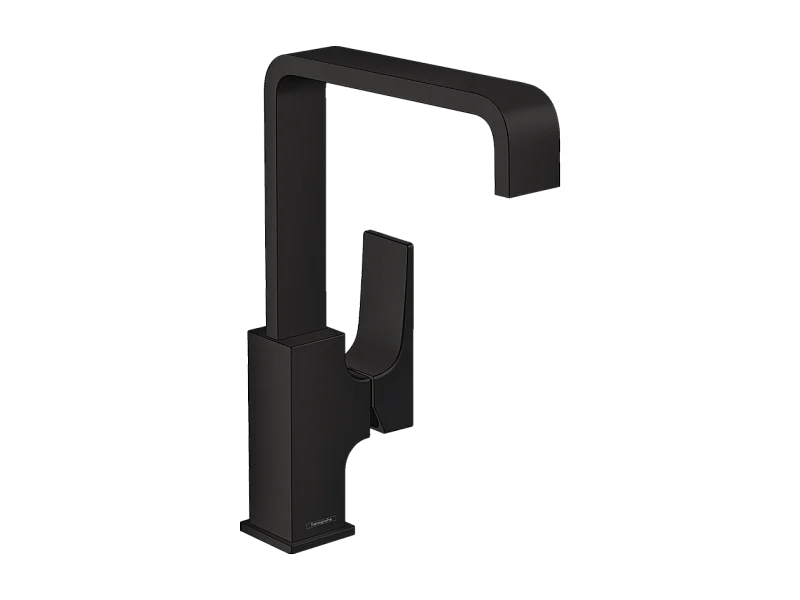 HANSGROHE Mitigeur lavabo Metropol 230 poignée manette, bonde Push-Open noir mat