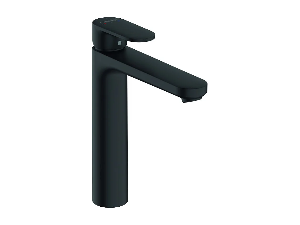 Mitigeur lavabo HANSGROHE Vernis Blend 190 avec tirette et vidage noir mat