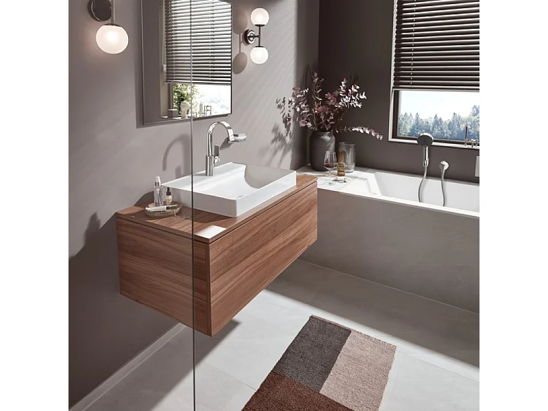 HANSGROHE Mezclador de lavabo 210 con caño giratorio 120° sin desagüe automático ni extraíble cromo