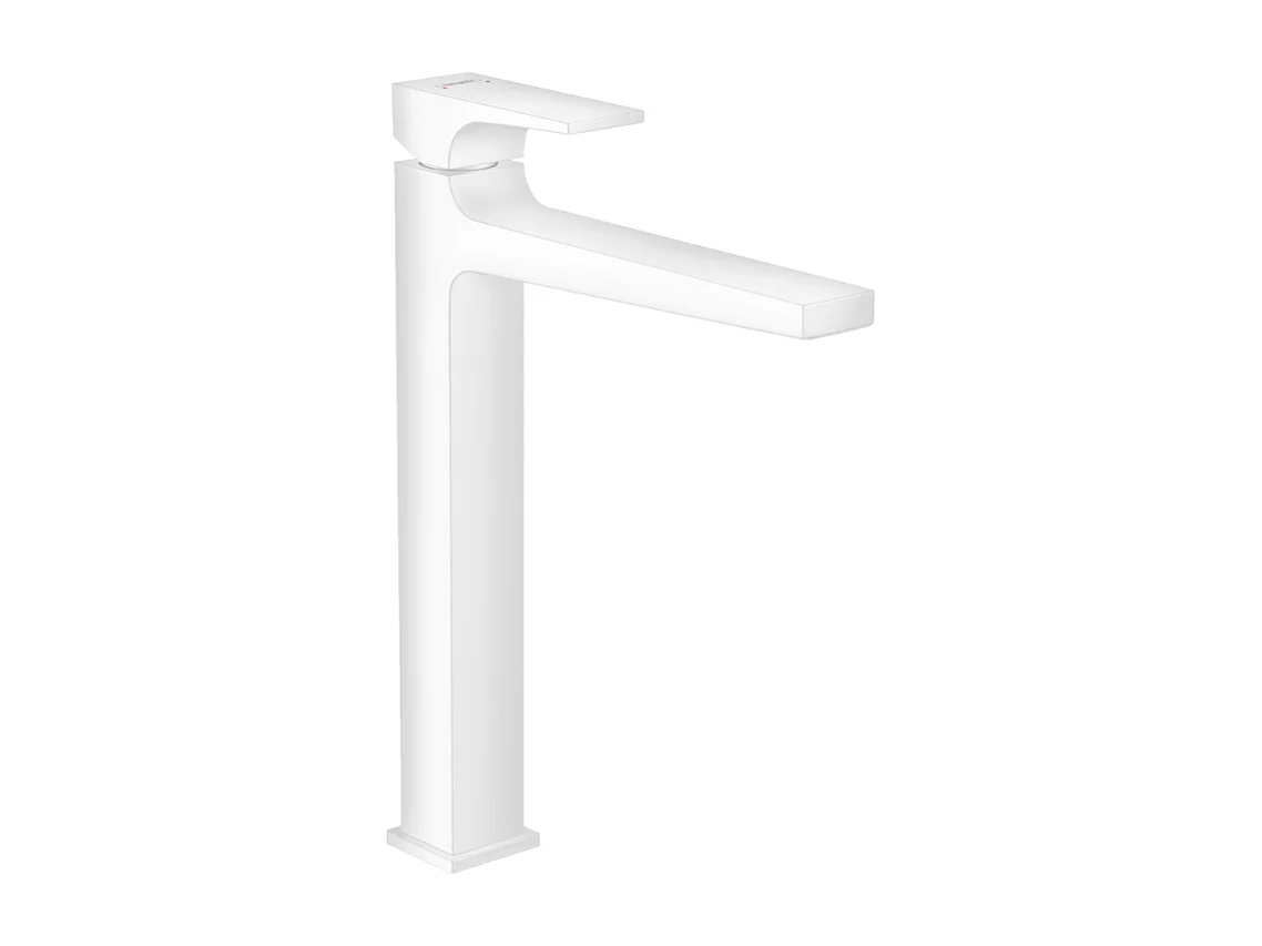 HANSGROHE Mitigeur lavabo Metropol 260 poignée manette, bonde Push-Open blanc mat