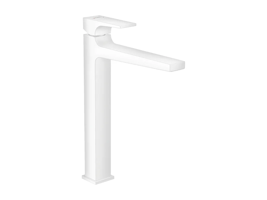 HANSGROHE Mitigeur lavabo Metropol 260 poignée manette, bonde Push-Open blanc mat