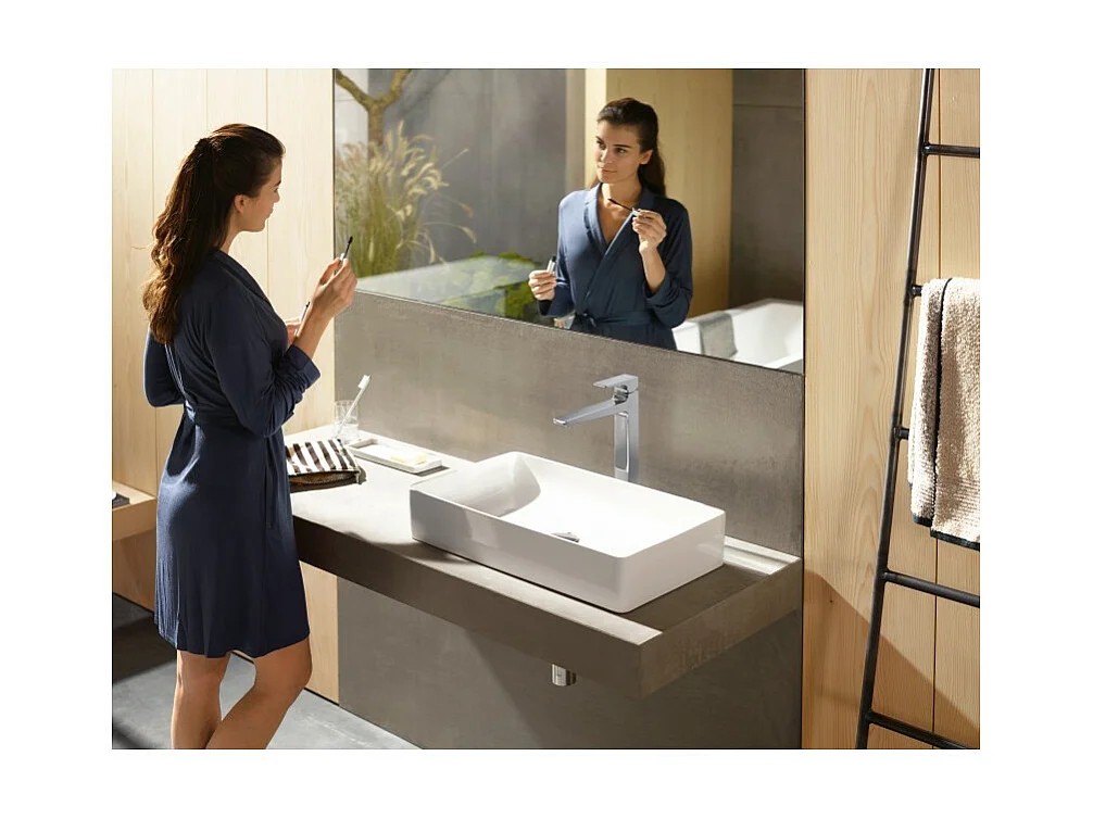 HANSGROHE Mitigeur lavabo Metropol 260 poignée manette, bonde Push-Open chromé