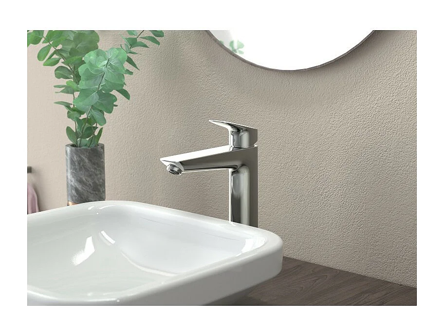 HANSGROHE Mezclador de lavabo Logis 190 sin extraíble ni desagüe cromo