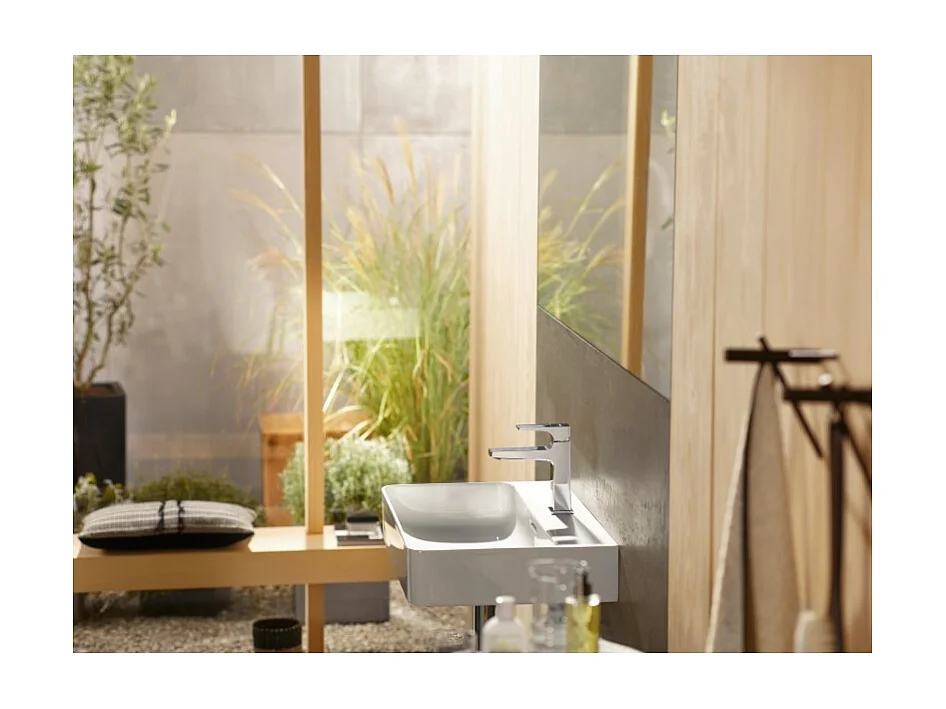 HANSGROHE Metropol 110 mezclador de lavabo con maneta, con tirador y desagüe cromado