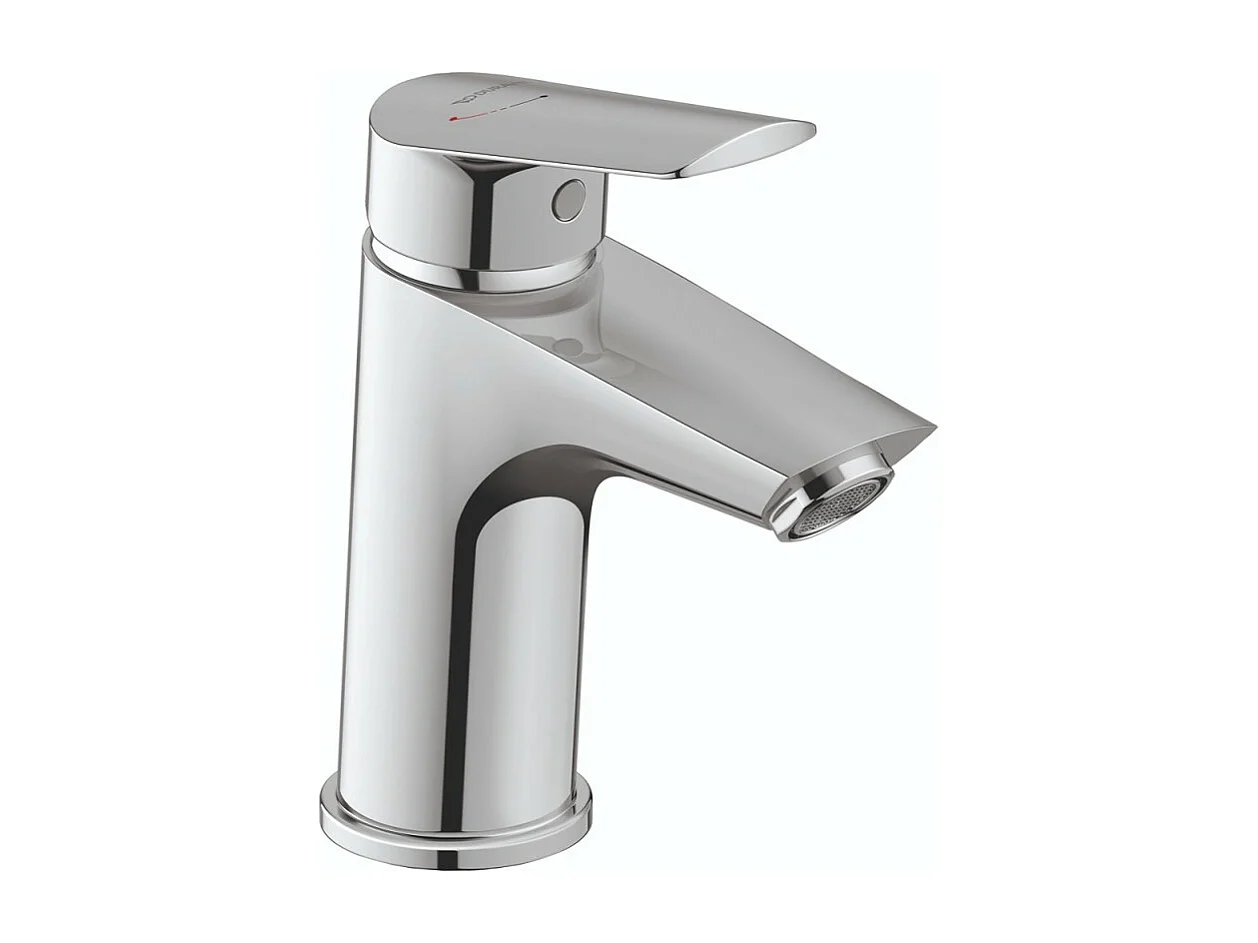 Mitigeur lavabo taille S DURAVIT Duravit No.1 FreshStart chromé sans tirette ni vidage
