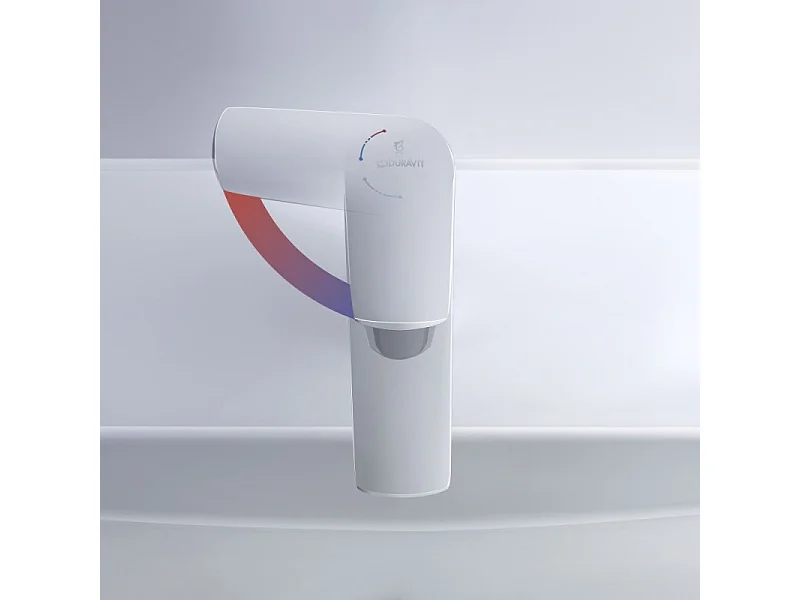 Mitigeur lavabo taille S DURAVIT Duravit No.1 FreshStart chromé sans tirette ni vidage