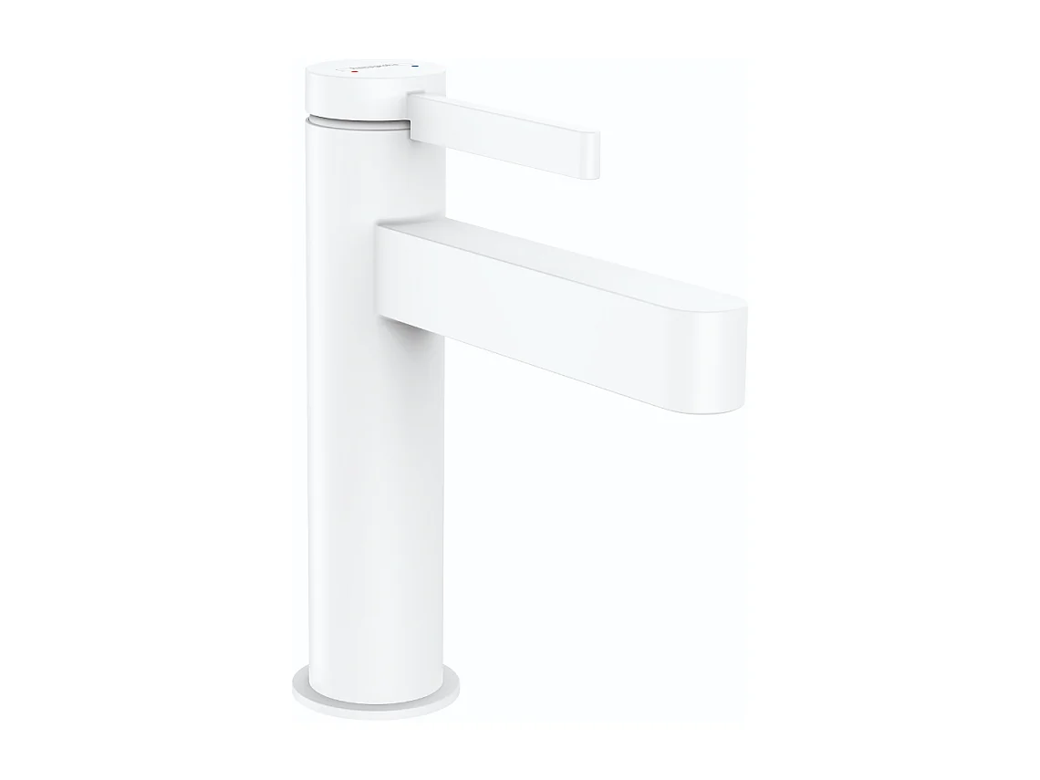 HANSGROHE Mitigeur de lavabo 110 avec tirette et vidage Finoris blanc mat