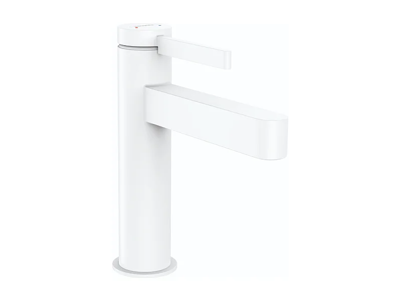 HANSGROHE Mitigeur de lavabo 110, bonde Push-Open Finoris blanc mat
