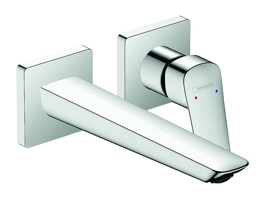 HANSGROHE Mezclador empotrado de pared para lavabo cromado