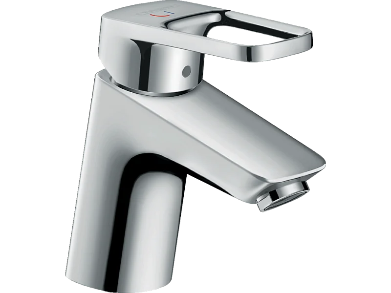 HANSGROHE Mitigeur lavabo Logis Loop 70 Eco CH3 CoolStart, avec tirette et vidage synthétique chromé