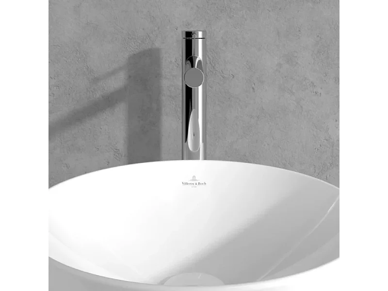 Mitigeur lavabo surélevé VILLEROY ET BOCH Loop & Friends sans tirette Chrome