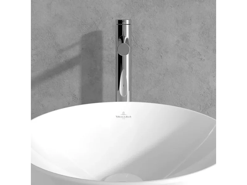 Mitigeur lavabo surélevé VILLEROY ET BOCH Loop & Friends sans tirette Chrome