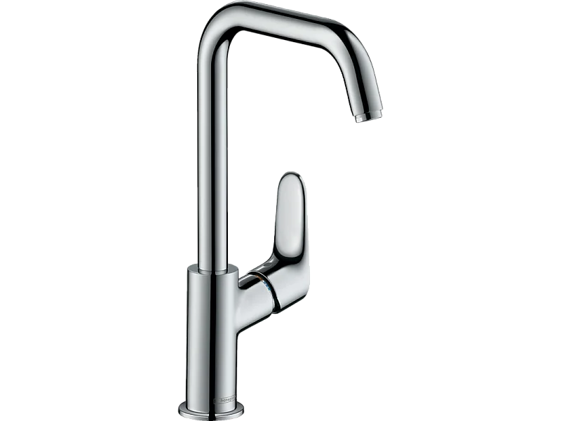 HANSGROHE Mitigeur lavabo Focus 240 bec haut, avec tirette et vidage chromé