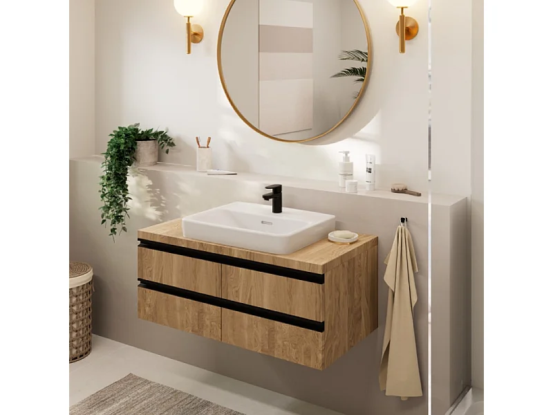 Mitigeur lavabo HANSGROHE Vernis Blend 70 Noir mat