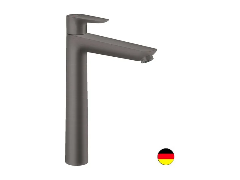 HANSGROHE Mitigeur lavabo Talis E 240, avec tirette et vidage noir chromé brossé