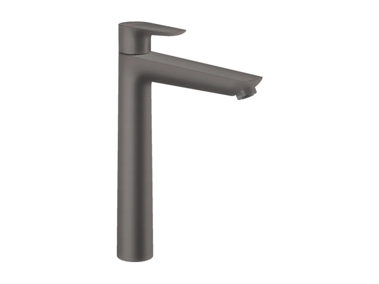 HANSGROHE Mitigeur lavabo Talis E 240, avec tirette et vidage noir chromé brossé