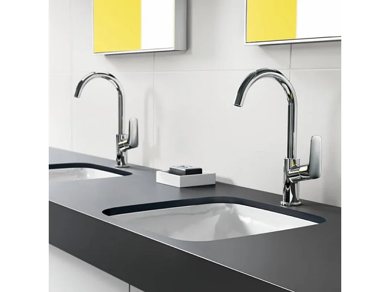 Lot de 2 mitigeurs de lavabo HANSGROHE Logis 210, orientable