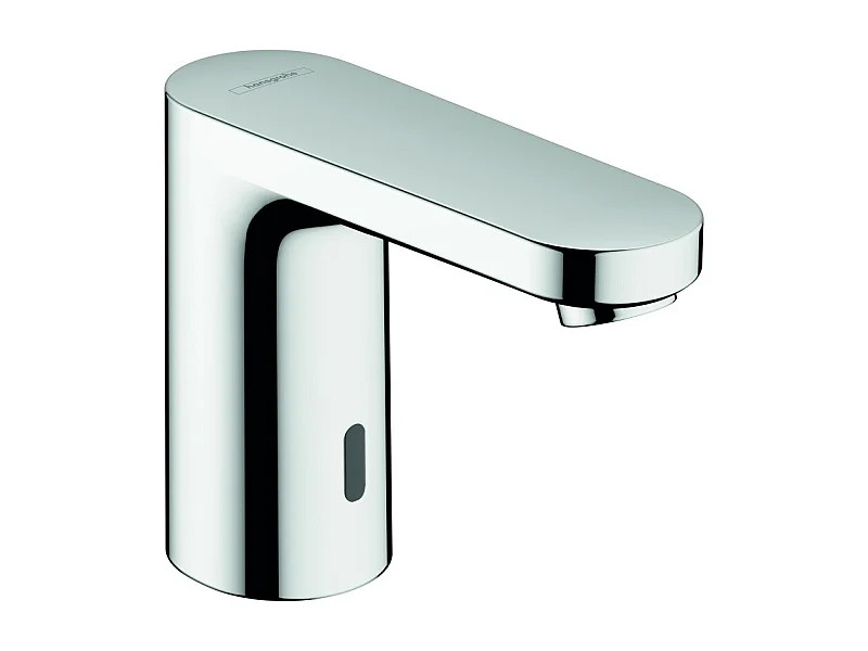 HANSGROHE Mitigeur de lavabo électronique Vernis Blend avec pré-réglage de la température ou en eau froide sur secteur chromé