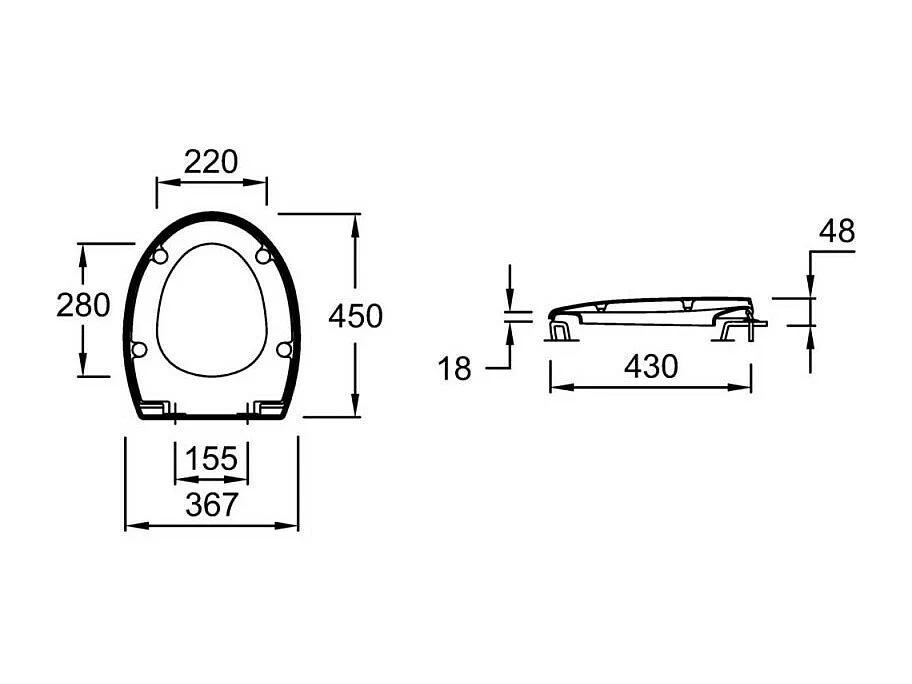 JACOB DELAFON Abattant Patio