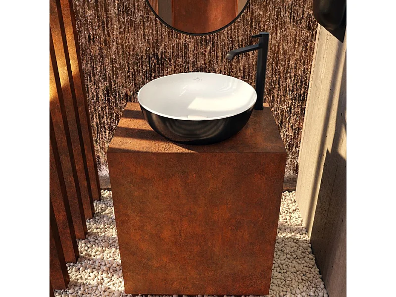 Vasque ronde à poser VILLEROY ET BOCH Artis Coal Black