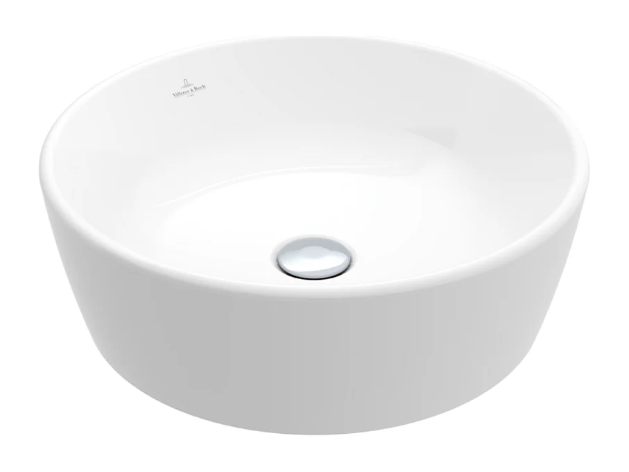 Vasque ronde à poser VILLEROY ET BOCH Architectura 45 x 45 sans trop plein