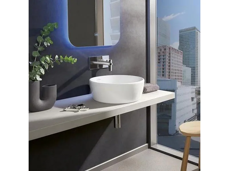 Vasque ronde à poser VILLEROY ET BOCH Architectura 45 x 45 sans trop plein