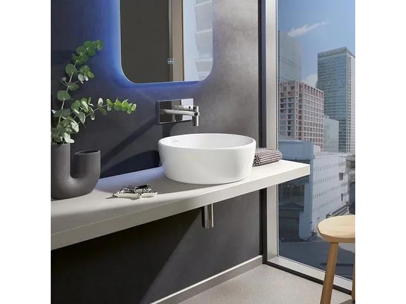 Vasque ronde à poser VILLEROY ET BOCH Architectura 45 x 45 sans trop plein